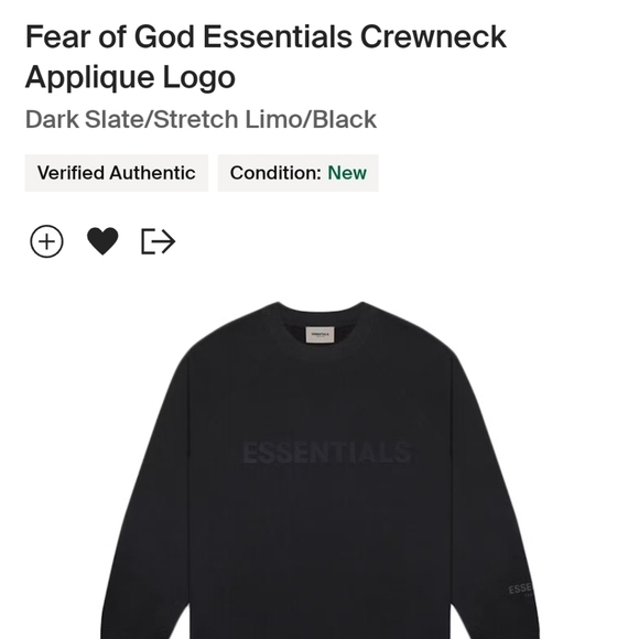 Essentials sweater - Picture 1 of 2